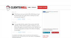 Desktop Screenshot of clientsfromhell.net